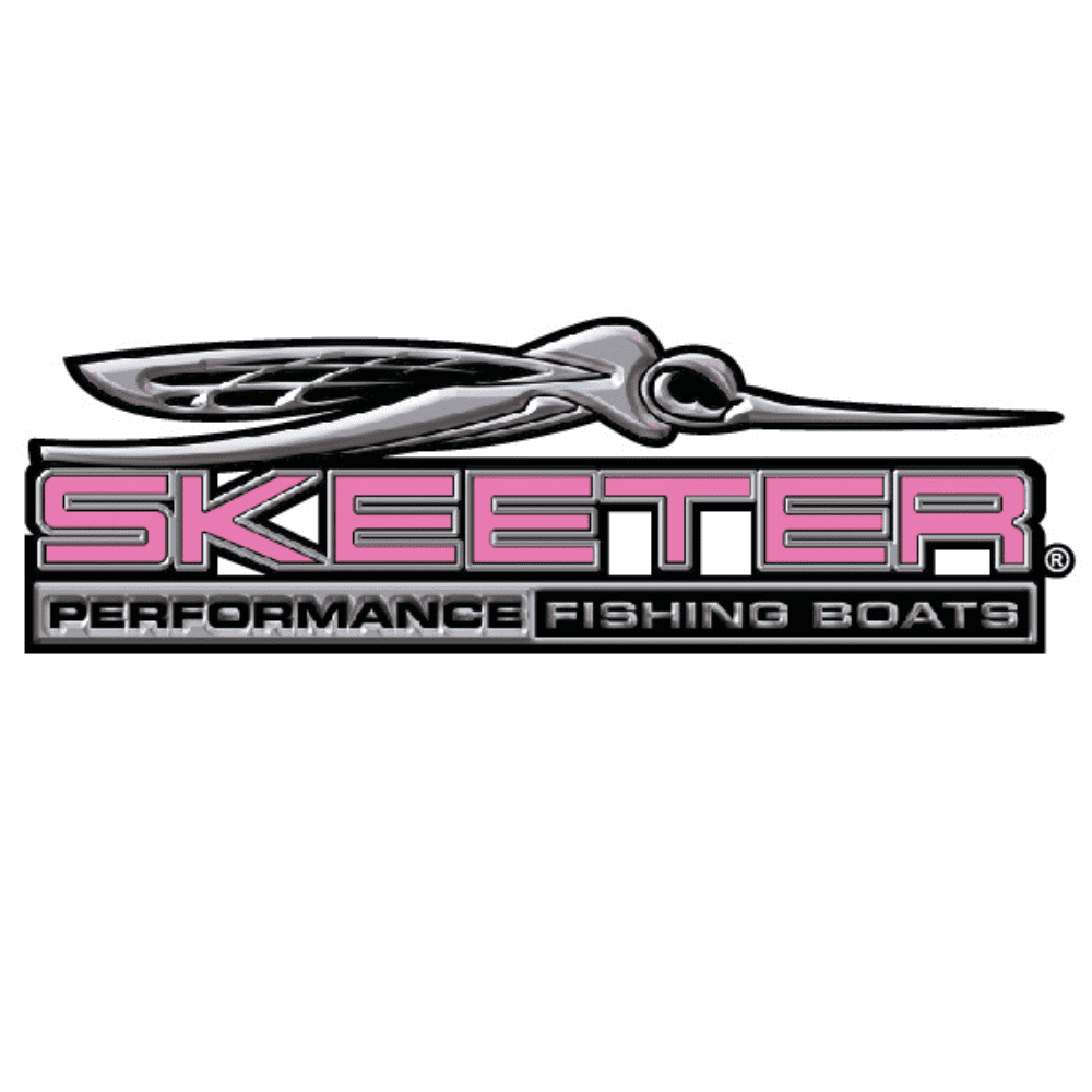 6 Pink/Silver Skeeter Performance Fishing Boats Decal - Skeeter Apparel
